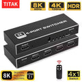Electro Loop HDMI 2.0 Switch – 5-Port 4K 60Hz Switcher with Remote